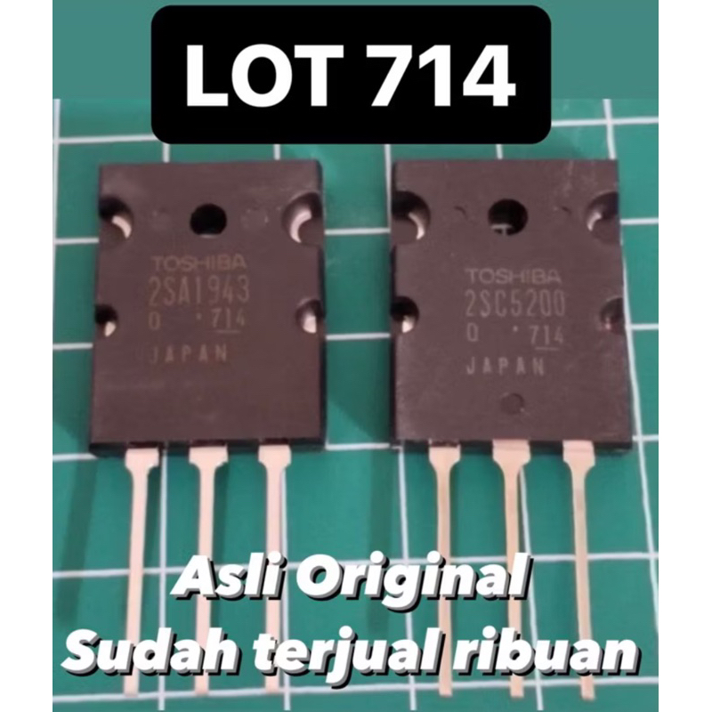 TRANSISTOR TOSHIBA 5200 1943 LOT 714 ORIGINAL