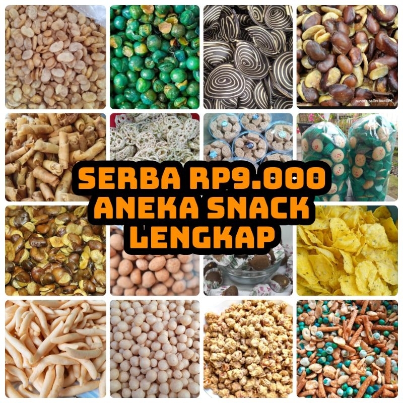 

Serbu Serba 9Ribu 250 Gram Snack Cemilan Terlengkap Pedas Manis Gurih Snack makroni Sos Food