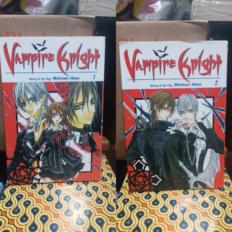 Komik manga impor vampire knight 1,2 / komik manga impor vampire knight vol 1,2