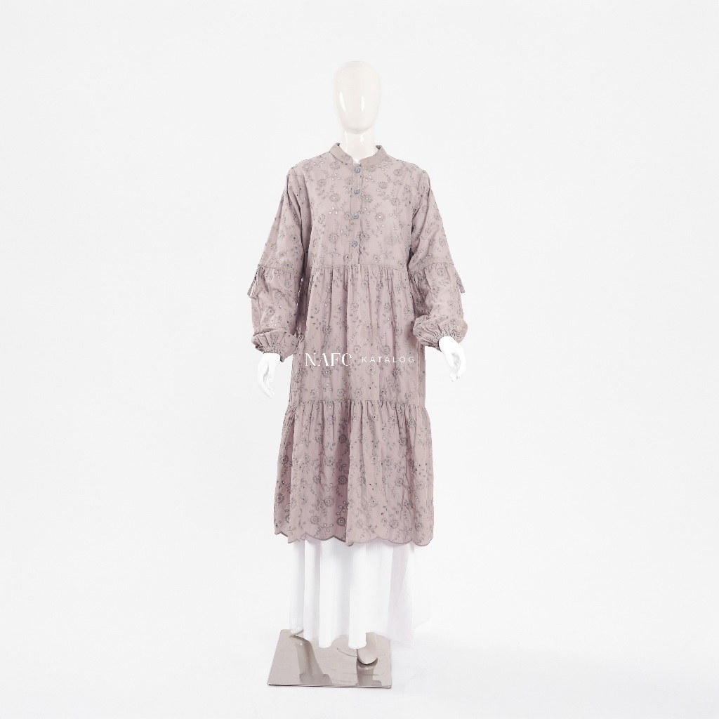 Nafc - Maiza Midi Dress Tunik Katun Jepang Premium