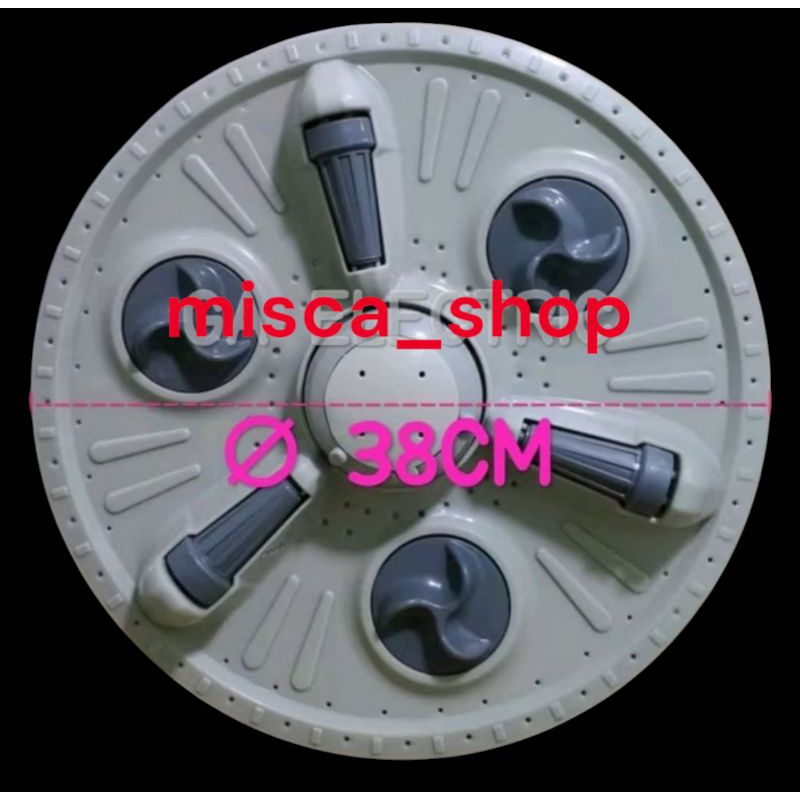 pulsator new ory tebal LG 2 tabung 38cm   14kg/16kg