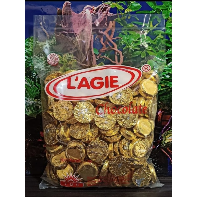 

L'AGIE COKLAT KOIN ISI KISMIS 500GR / 1000GR