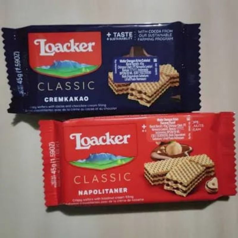 

LOACKER WAFER CREAM COCOA DAN NEAPOLITAN