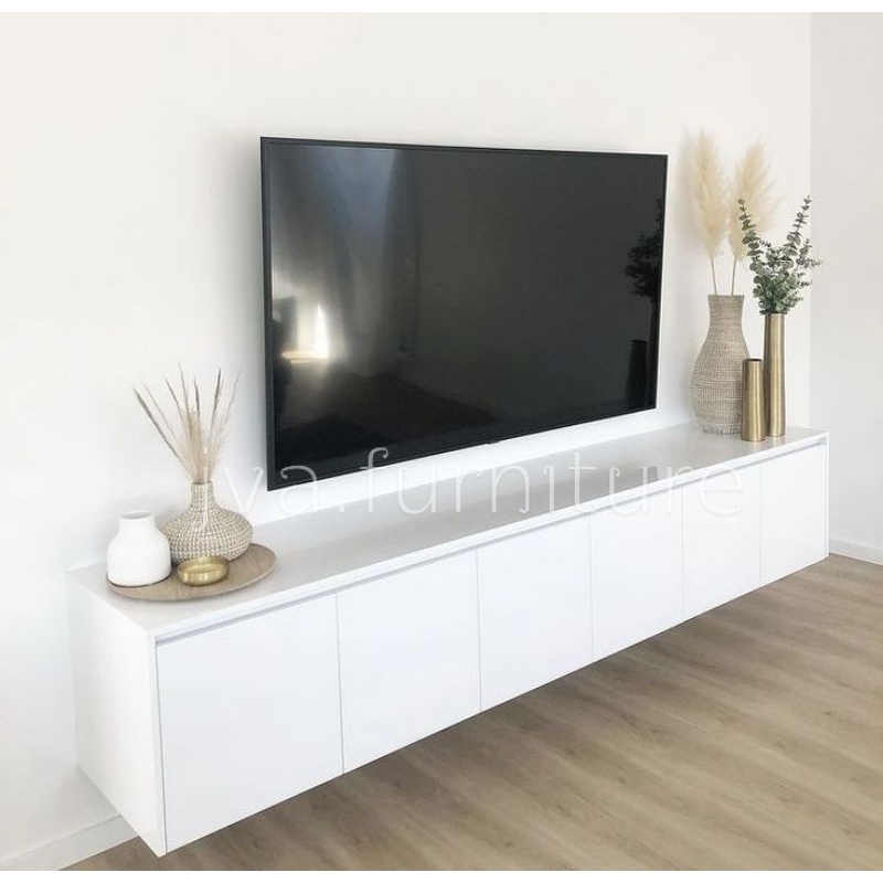 Meja Gantung Meja Tv Kabinet Tv Gantung Minimalis