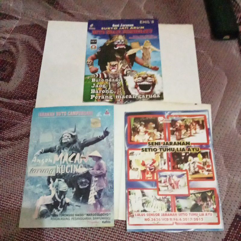 3 VCD JARANAN BUTO BANYUWANGI