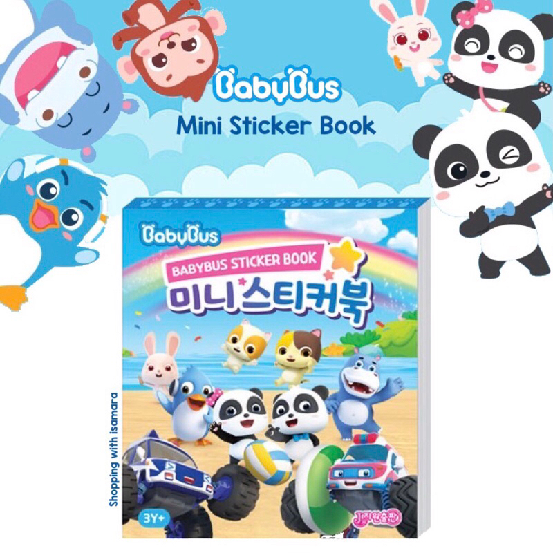 

Babybus Mini Sticker Book / Buku Stiker Karakter