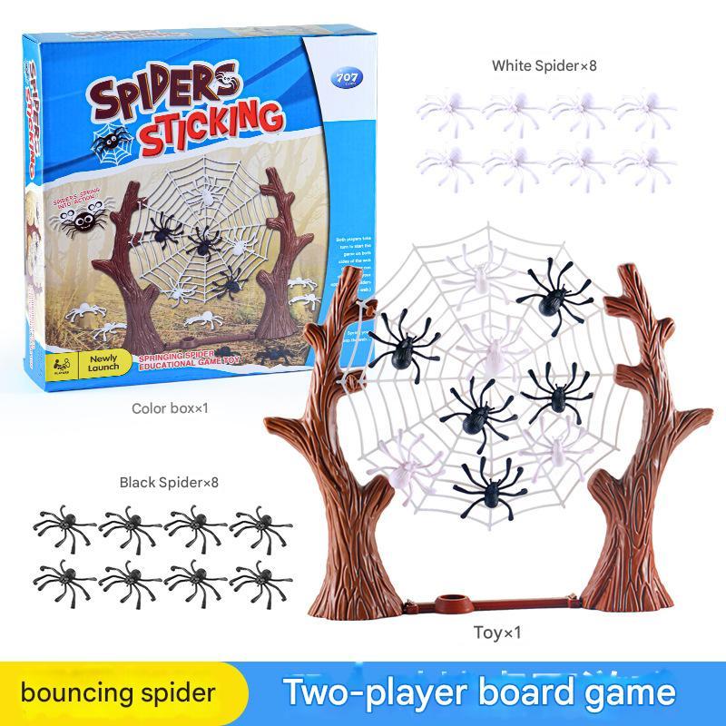 Mainan Jumping Spider Family Game Laba-Laba Sticky Spider