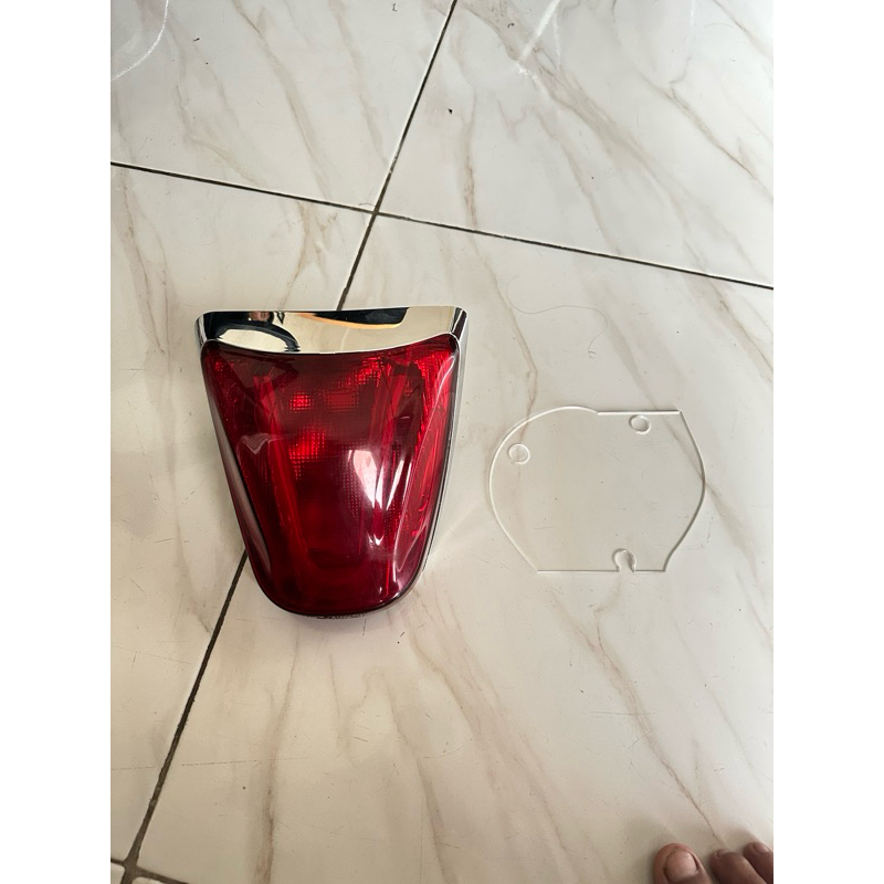 Stoplamp dan cover intake vespa metic sprint/primavera scond/bekas