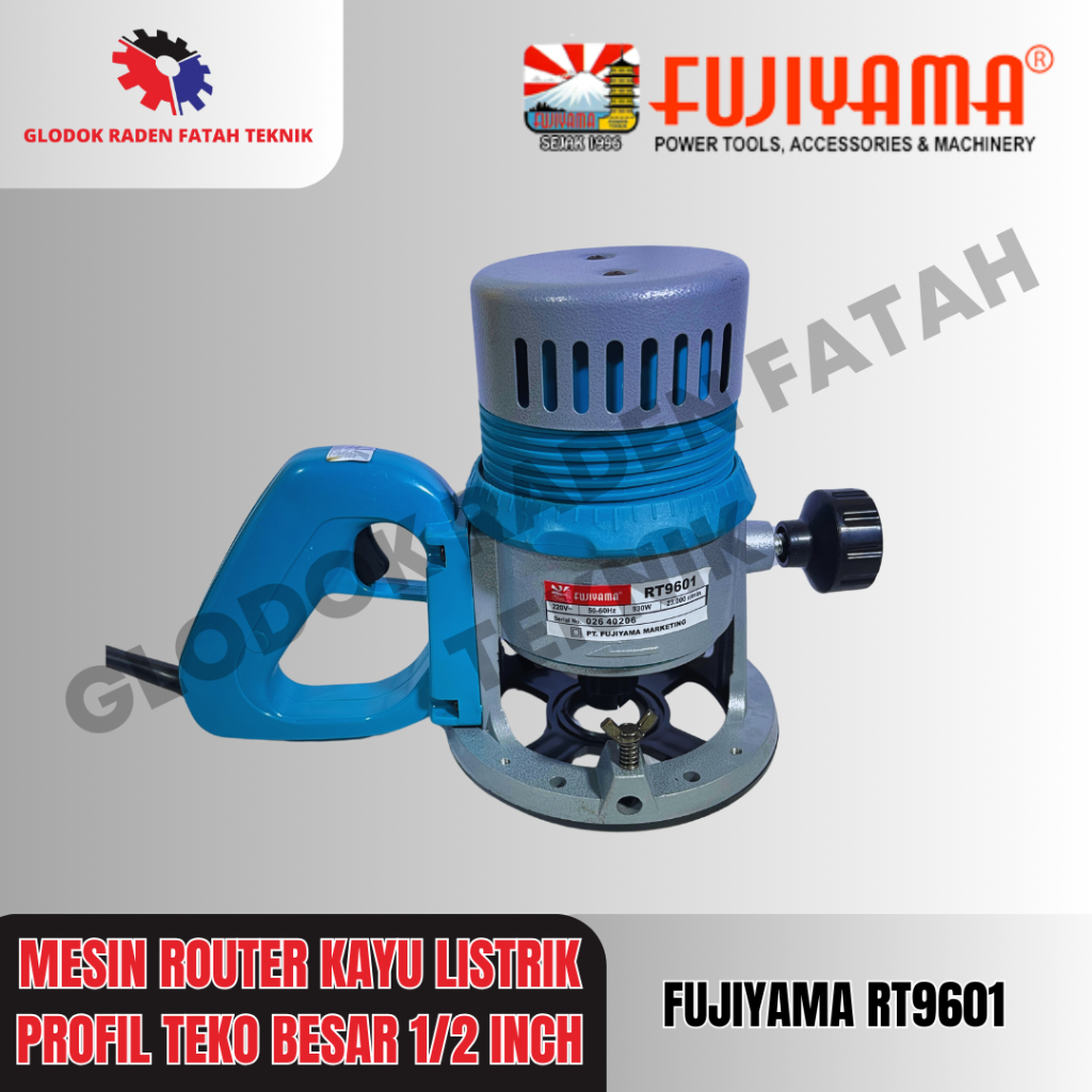 FUJIYAMA RT9601 Wood Trimmer/Electric Router Wood Mesin Router Kayu/Mesin Profil Kayu Besar Fujiyama