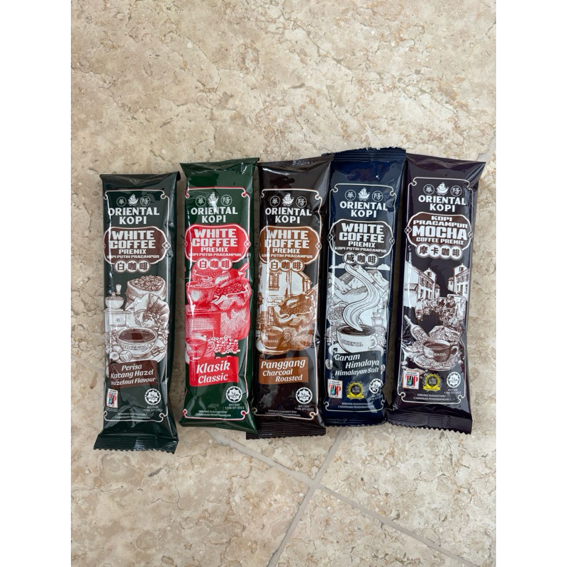 

[PC] ORIENTAL KOPI CLASSIC / CHARCOAL / HAZELNUT / MOCHA / GARAM HIMALAYA - KOPI MALAYSIA