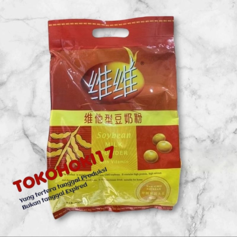 

Susu bubuk kacang kedelai wei ta xing dou nai fen 维他型豆奶粉 400gr