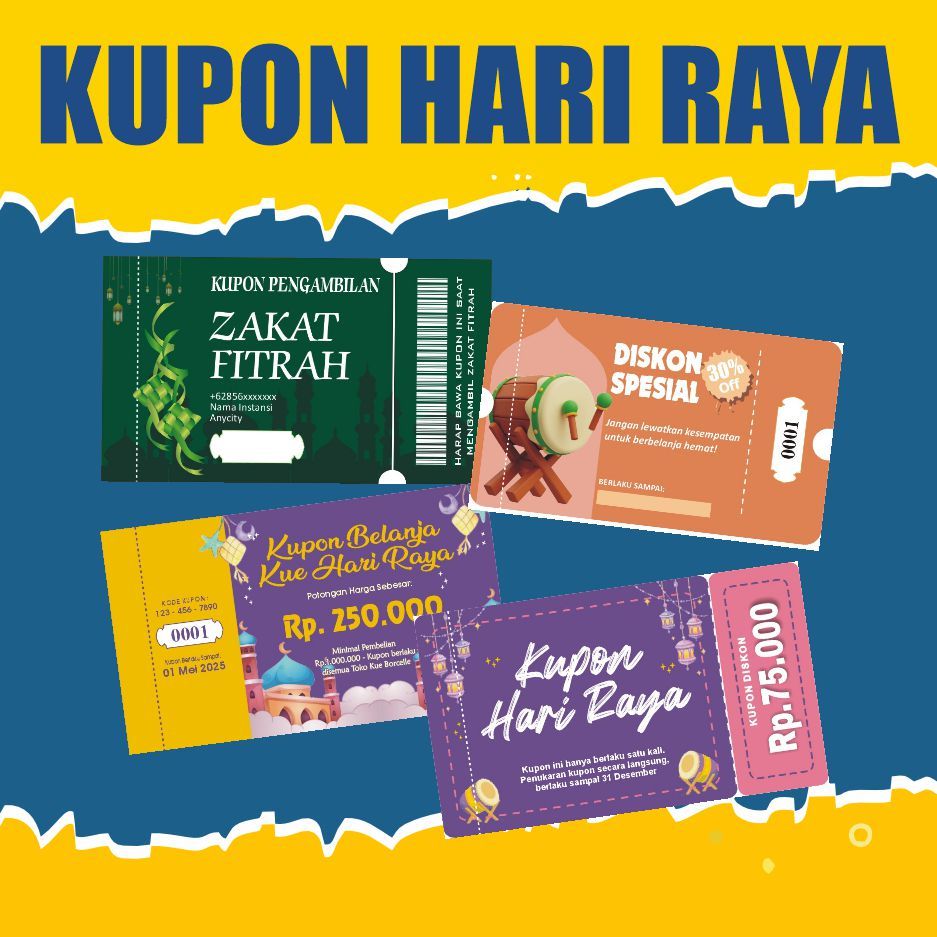 CETAK KUPON VOUCHER HARI RAYA
