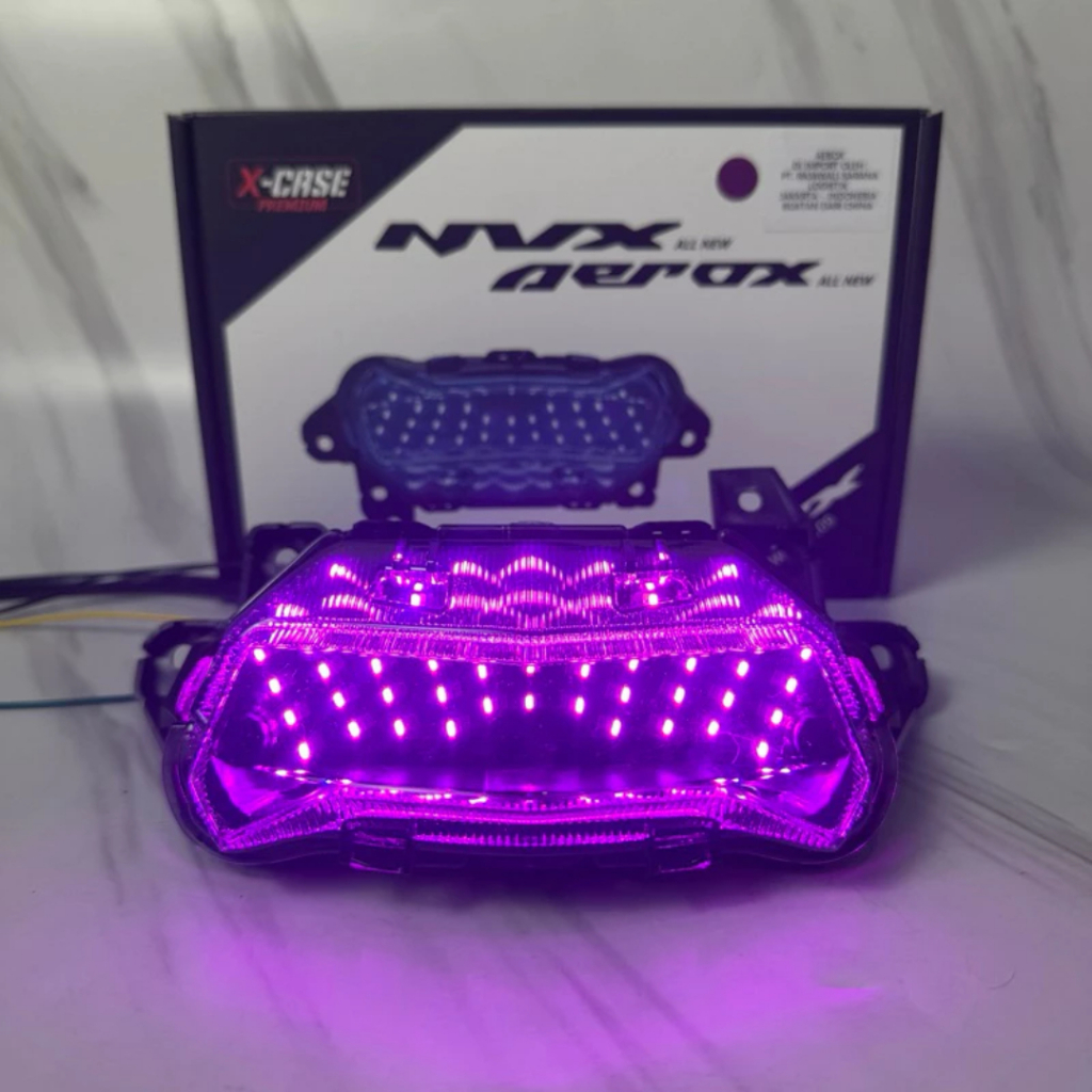 ￼LAMPU STOP AEROX NEW NVX COLOSEUM MODE STOPLAMP NEW AEROX NVX 7 MODE COLOSEUM LAMPU BELAKANG AEROX 