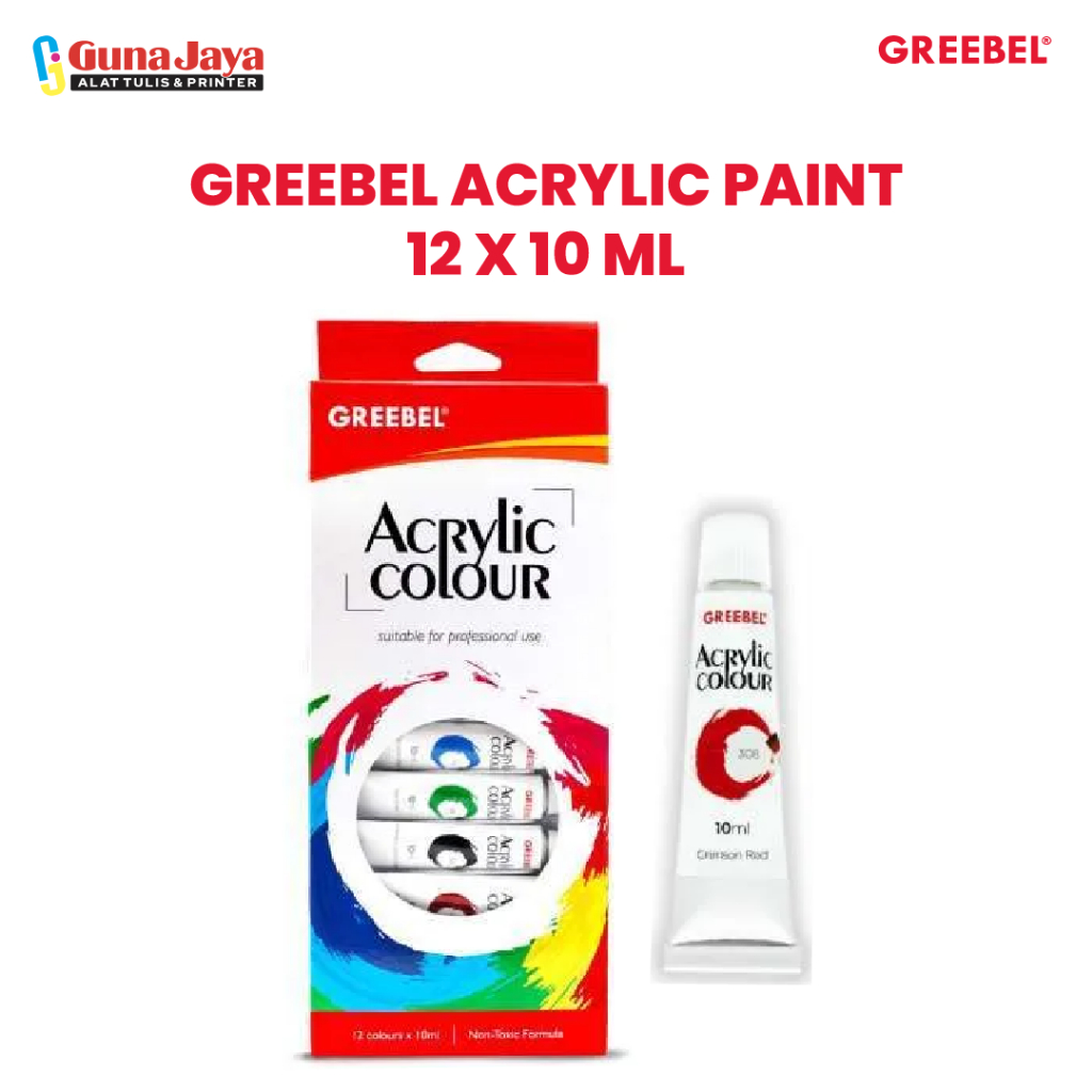 

GREEBEL ACRYLIC PAINT 12X10ML