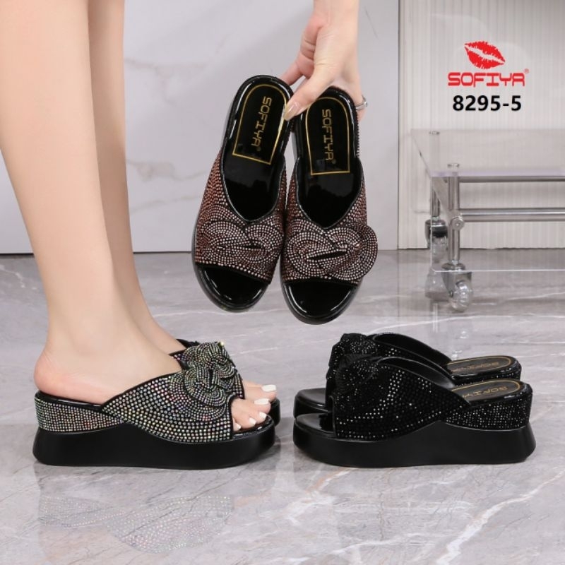 #8295-5#Sandal Sofiya Wadges Import Ori