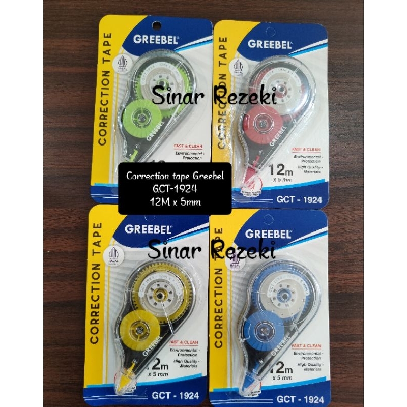 

1 buah!!GCT-1924!Correction tape Greebel/tipex kertas greebel/tip-ex kertas greebel