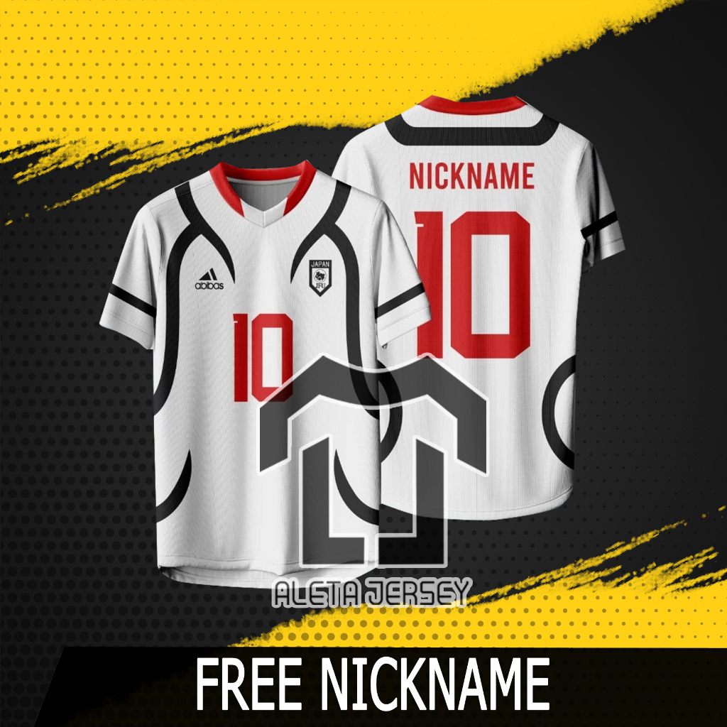 Jersey Anime Blue Lock Japan U 20 free nama nomer punggung
