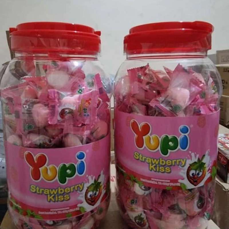 

permen yupi love toples TOPLES ] PERMEN YUPI TOPLES / JAR STRAWBERRY KISS 300G / 300GR / 300 GRAM