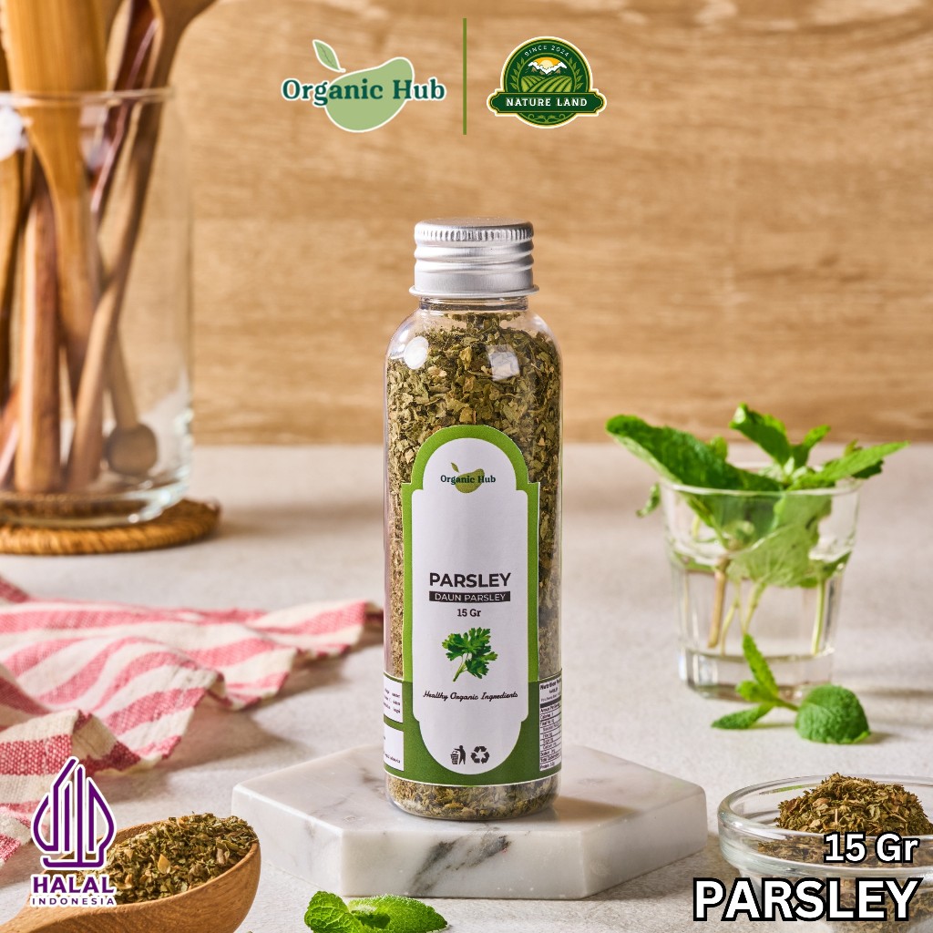 

Organic Hub Parsley Kering Bubuk Rempah Nusantara Asli MPASI Premium Quality 15 gr