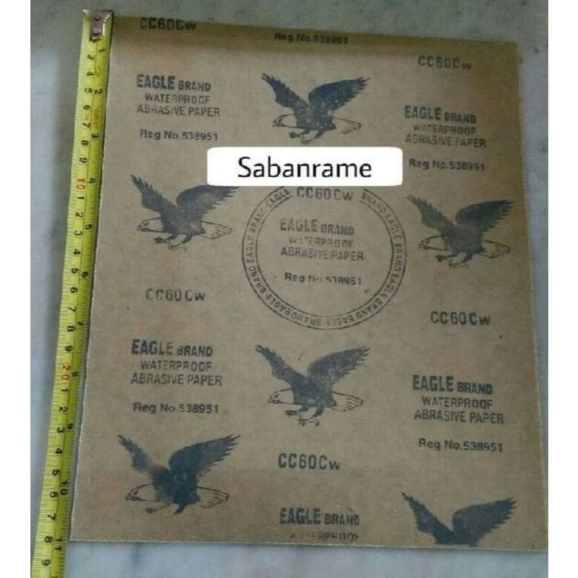 AMPLAS KASAR LEMBARAN EAGLE NO. 60 80. 100 /AMPLAS KERTAS