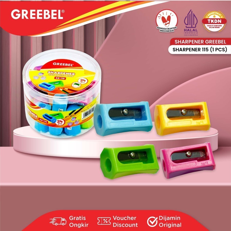 

Rautan Pensil Greebel GB-115 Serutan Pencil Sharpener Peraut
