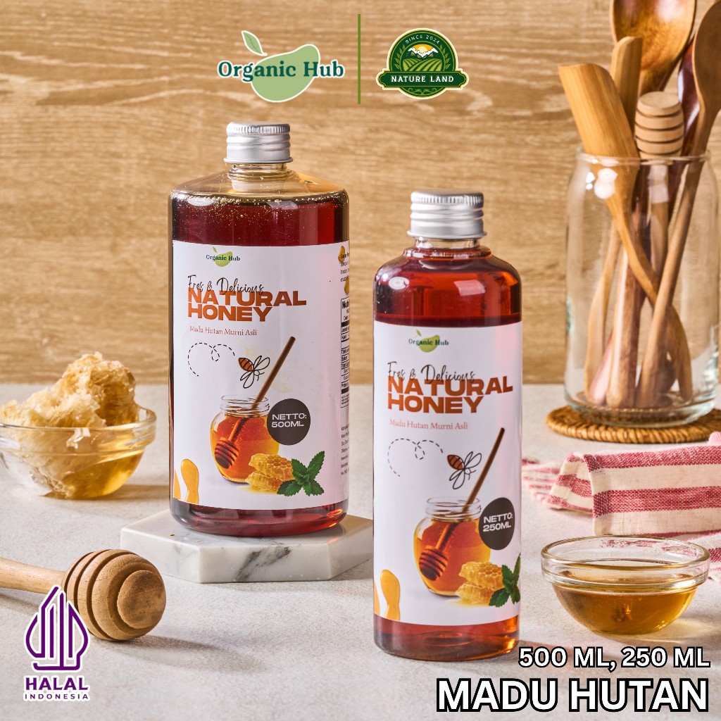 

Organic Hub Paket Madu Hutan 750ml Murni Tanpa Campuran 100% Asli Hutan Kalimantan KLM