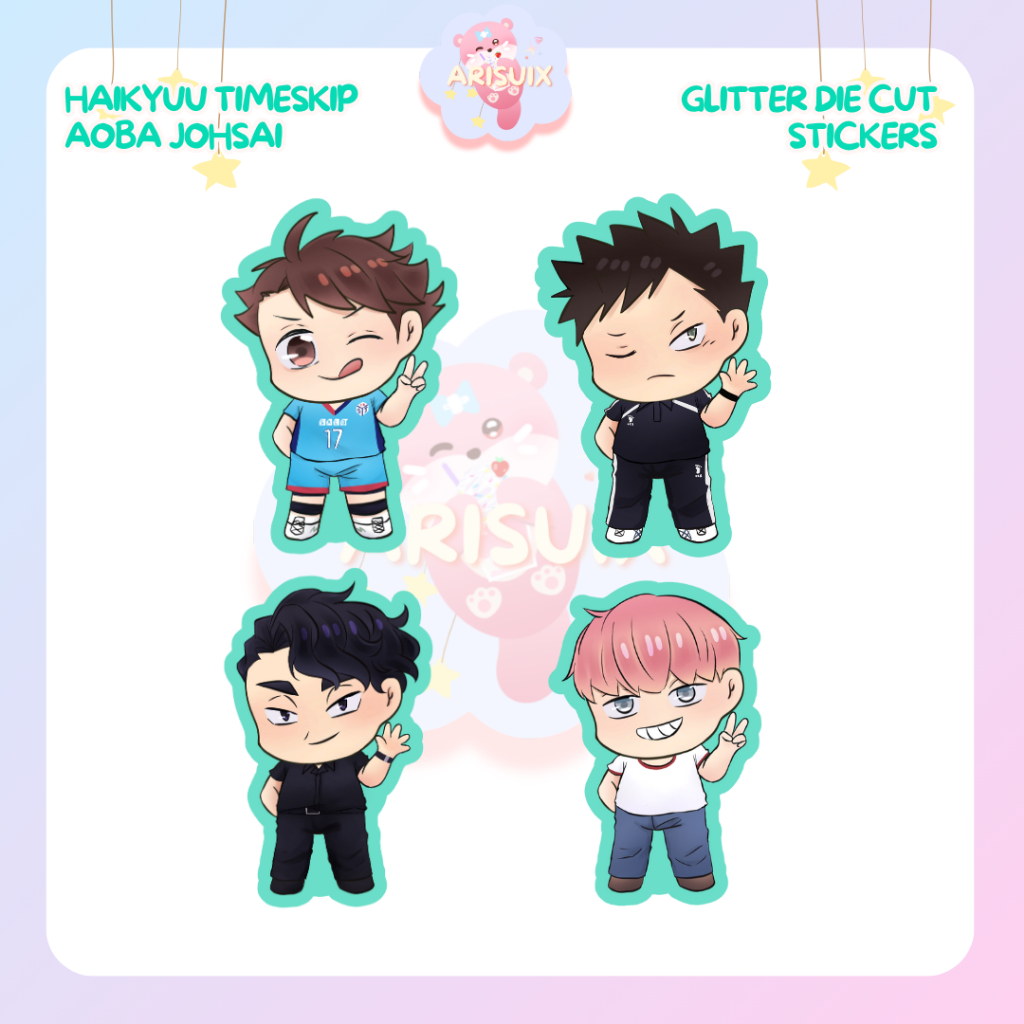 [Arisuix] HAIKYUU TIMESKIP AOBA JOHSAI / SEIJOH 4 - Oikawa / Iwaizumi / Matsukawa / Hanamaki - Vinyl
