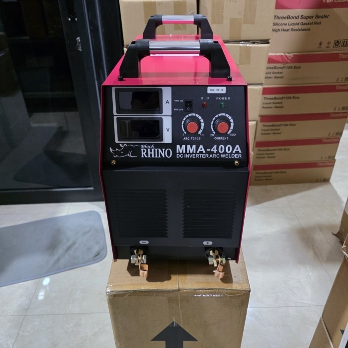 Mesin Las MMA RHINO 400A DC IGBT Inverter 3 Phase Travo Las 400 Ampere 3PH Trafo Las 400Ampere RHINO
