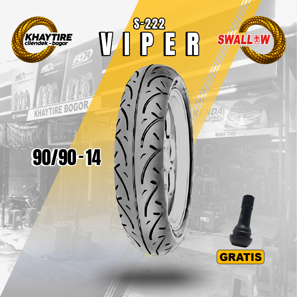 Ban Motor Matic SWALLOW VIPER 90/90 Ring 14 Tubeless