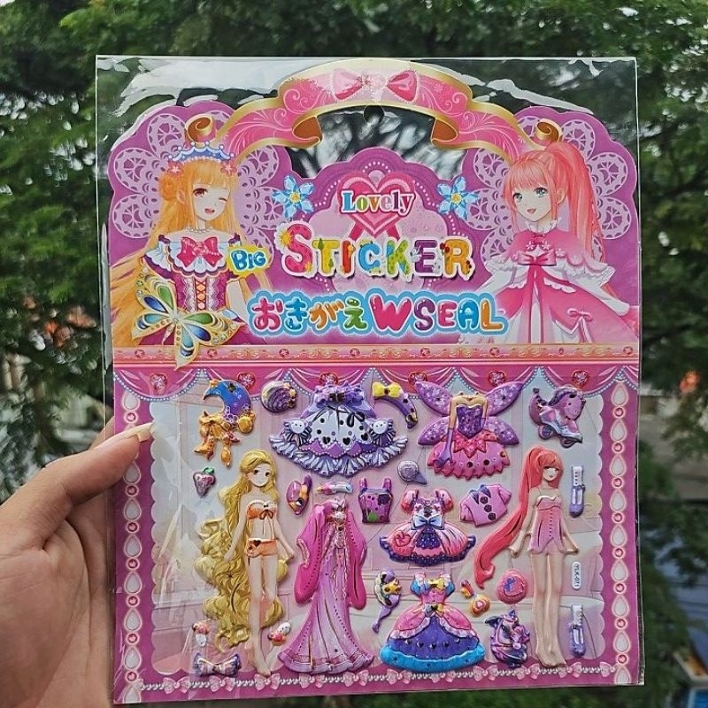 sticker bp tas jumbo / stiker tempel jumbo / mainan stiker anak