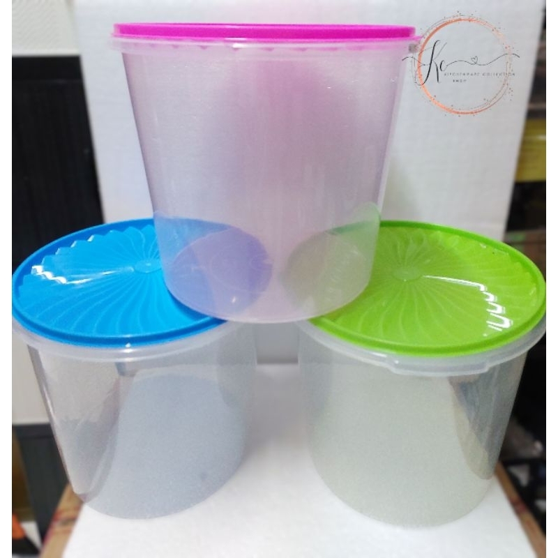 Toples SAPSTAR Plastik Tutup 16 Liter || Toples Plastik Jumbo 16 Liter || Wadah Kerupuk Snack 16 Lit