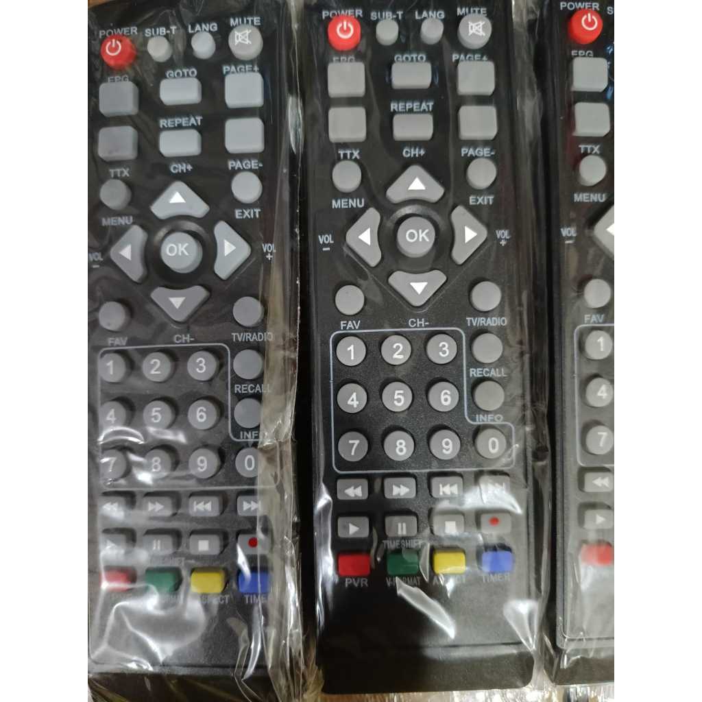 STB Remot Set TOP BOX Remot STB SET TOP BOX 2 in 1 Paling Komplit LUBY EVERCROSS SANEX WELHOME MATRI