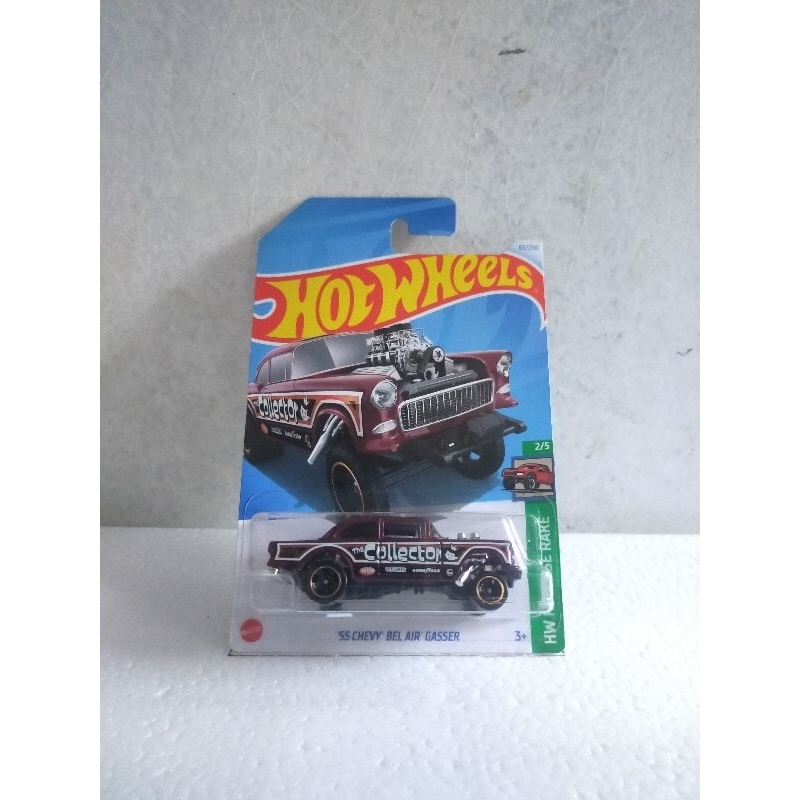 55 chevy bel air gasser brown