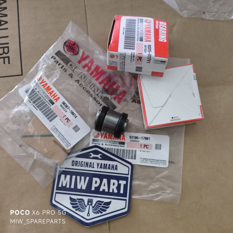 PAKET LAKER BEARING BAMBU SEAL BOSH FORK BELAKANG MONOSHOCK YAMAHA VIXION OLD, NVA, NVL ORIGINAL