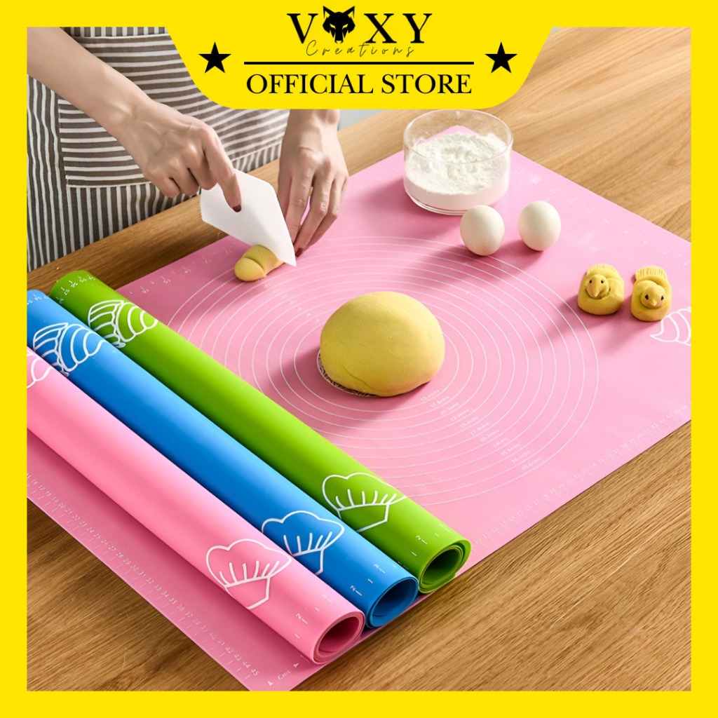 Alas Adonan Kue Silikon / Alas Bahan Adonan Kue / Alas Baking Pastry Adonan Kue Bahan Silikon