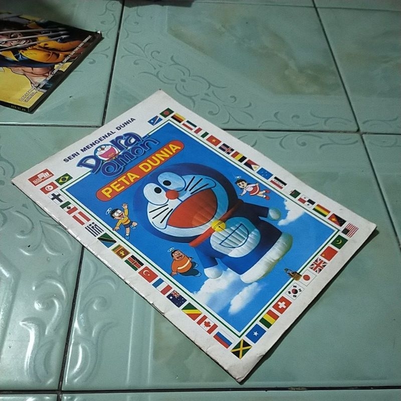 buku SERI MENGENAL DUNIA DORAEMON PETA DUNIA