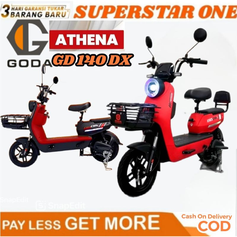 sepeda listrik goda athena GD 140 DX 500WATT