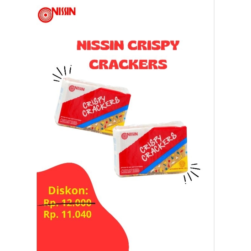 

Nissin crispy creckers 250 gram