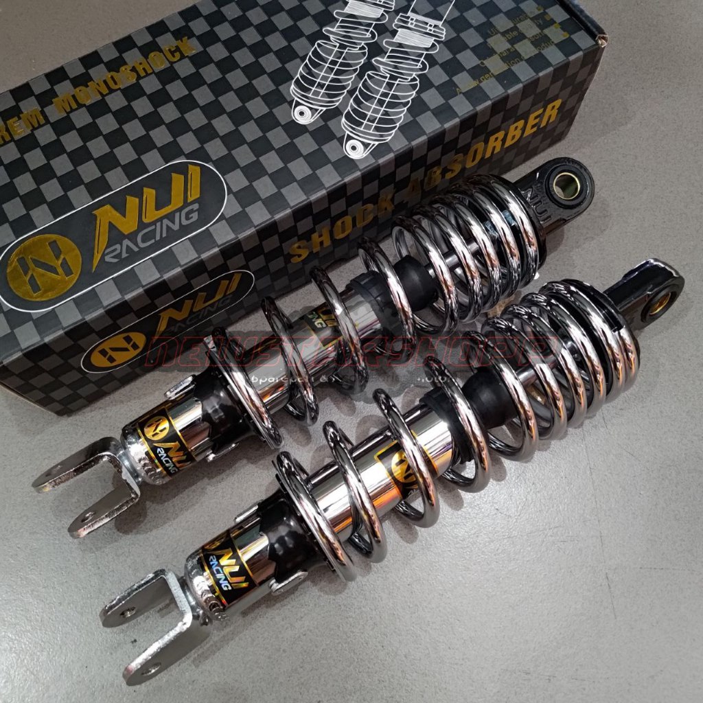 Shockbreaker Shock  Belakang Non Tabung Nui Racing uk 280mm all Aerox Nmax New 155 2020 Nouvo Nuvo Z