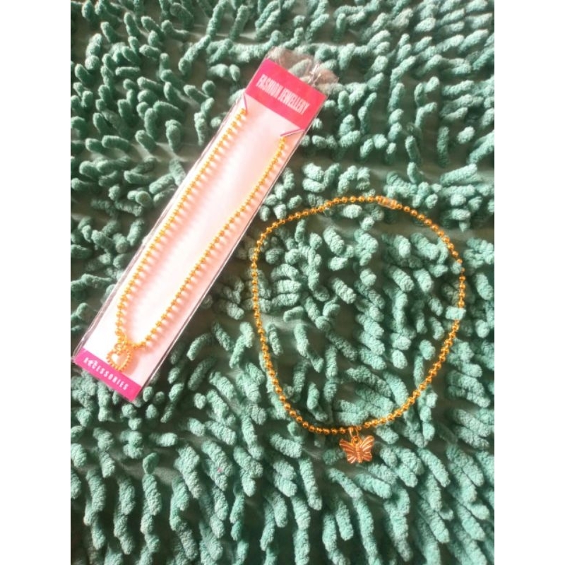 Kalung Biji Lada Anak Kalung Warna Emas Biji Lada Kalung Anak