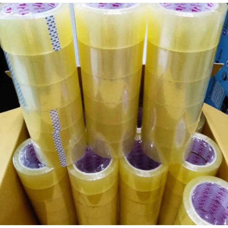 

lakban bening - coklat 45mm 100 yard 1dus/1karton isi 72 roll