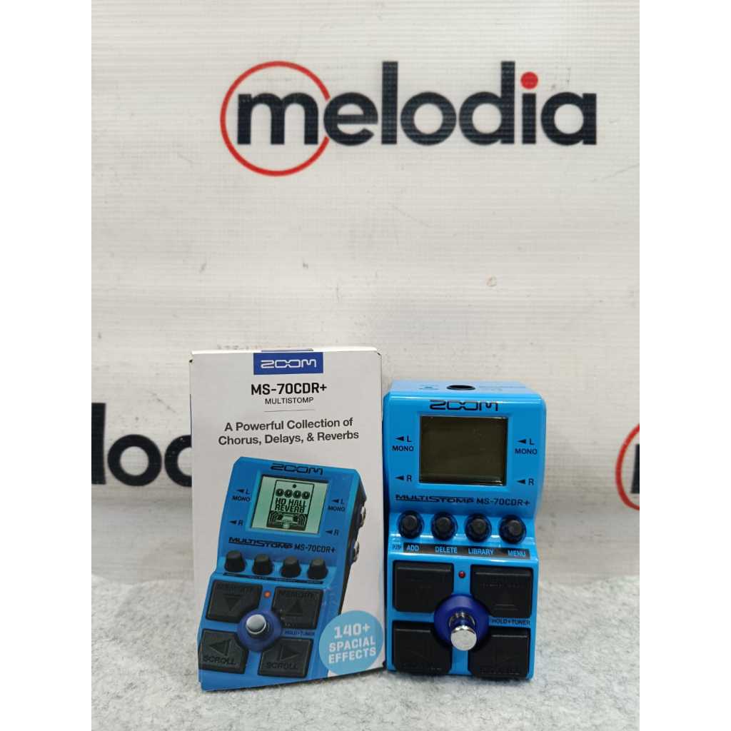 Zoom MS-70CDR+ Effect MultiStomp Chorus / Delay / Reverb Pedal