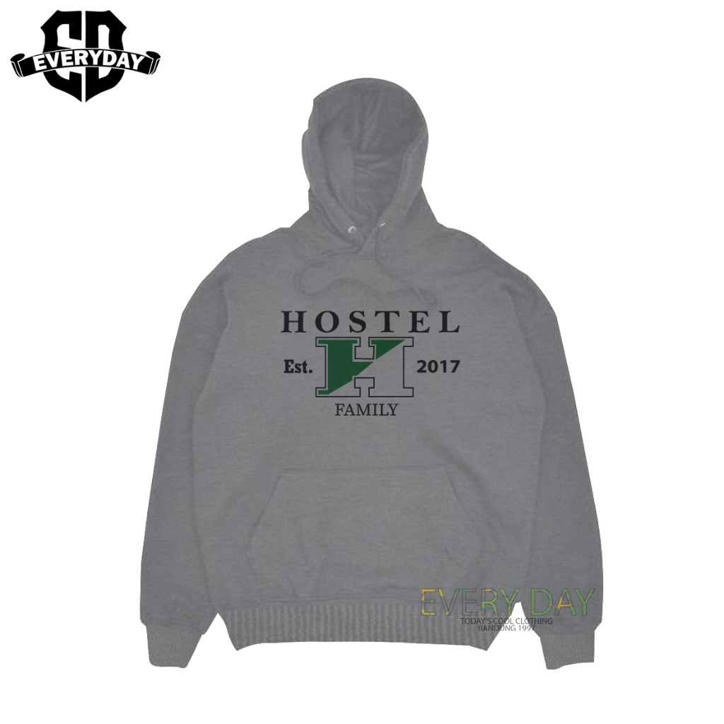 EVERYDAY - Jaket Hoodie Hostel Lookism Cotton Fleece