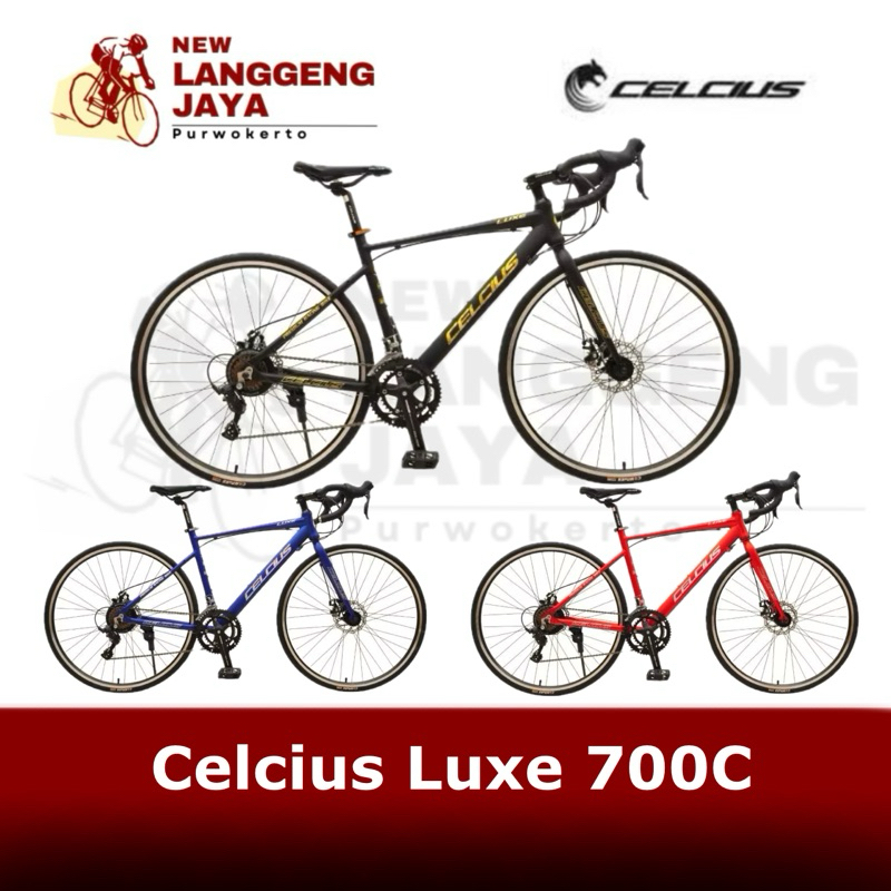 Celcius Sepeda Road Bike Luxe Alloy 700C