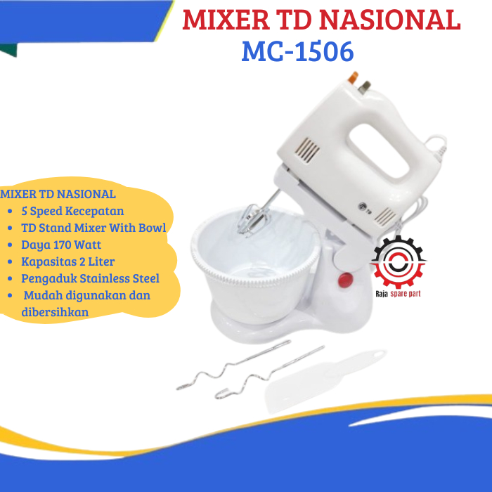 STAND MIXER TD NASIONAL MC-1506