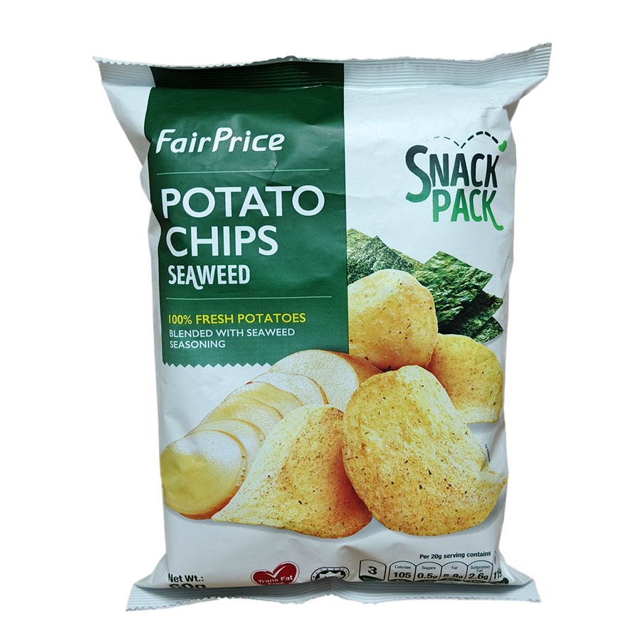 

FAIR PRICE SEAWEED POTATO CHIPS 60 G