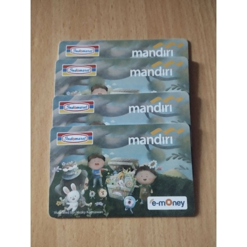 kartu emoney card, etoll card, indomaret card new