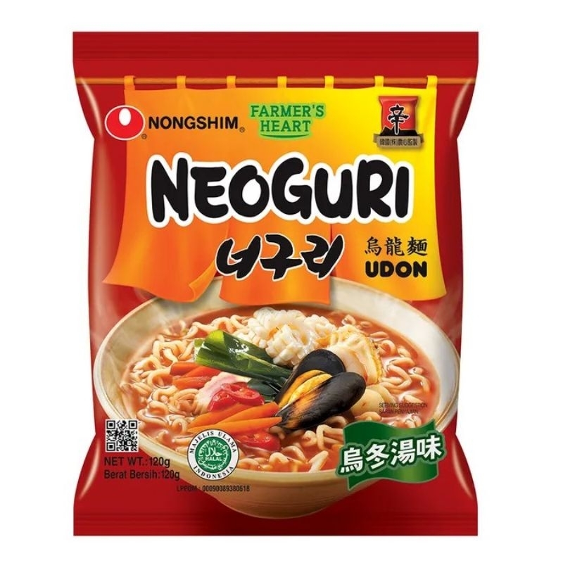 

mie udon/ Neoguri/ NONGSHIM NEOGURI UDON 120GR