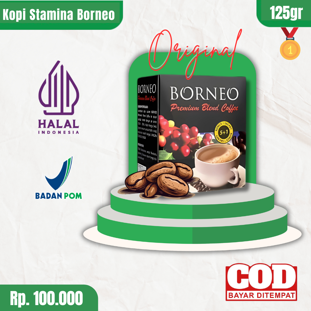 

Kopi Borneo Ori 100% Asli Meningkatkan Stamina Vitalitas Pria isi 5 Sachet
