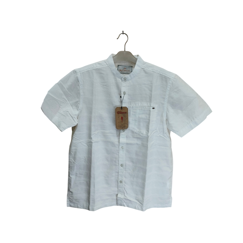 Koko Watchout Putih Lengan Pendek WS801910002